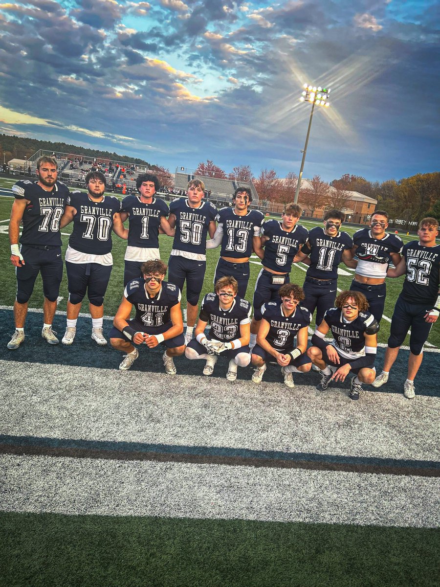 Storied Rivals® (@storiedrivals) on Twitter photo 🏈 LCL Football
FINAL
♠️ Granville 53
🟠 Mount Vernon 14
Senior Night win for the Aces! They now look ahead to a home playoff game Week 11!
#OhioFBScores // <a href="/Granville_FB/">Granville Football</a> // <a href="/GV_Blue_Aces/">Granville Athletics</a> 🏈 LCL Football
FINAL
♠️ Granville 53
🟠 Mount Vernon 14
Senior Night win for the Aces! They now look ahead to a home playoff game Week 11!
#OhioFBScores // <a href="/Granville_FB/">Granville Football</a> // <a href="/GV_Blue_Aces/">Granville Athletics</a>