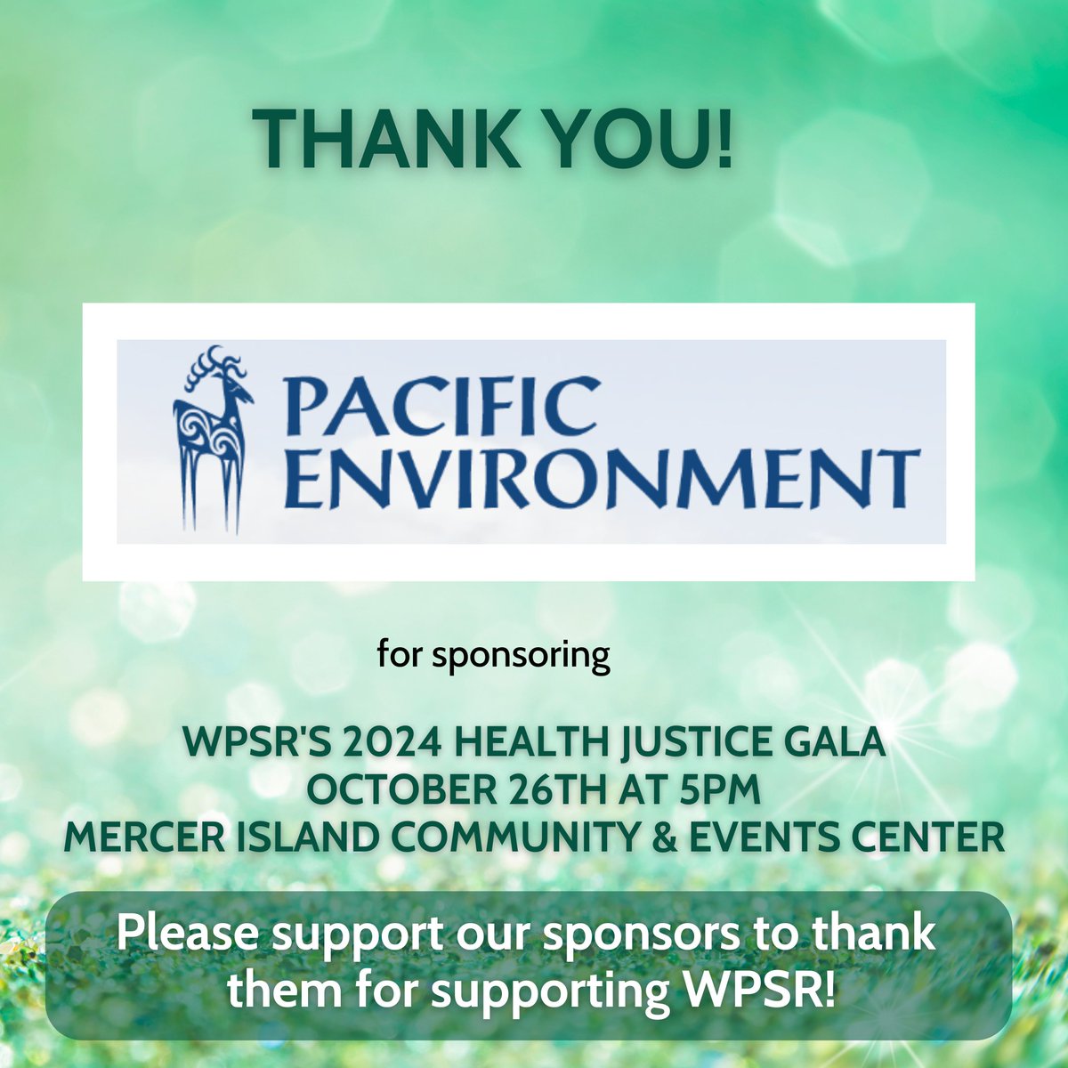 Thank you Pacific Environment for sponsoring the WPSR 2024 Health Justice Gala! wpsr.org/2024gala
@GovInslee 
#healthjustice