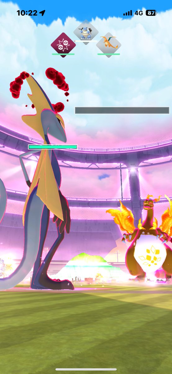 y___mnst's tweet photo. 粉砕。

#ポケモンGO
#キョダイマックス https://t.co/BMyihDWvpw
