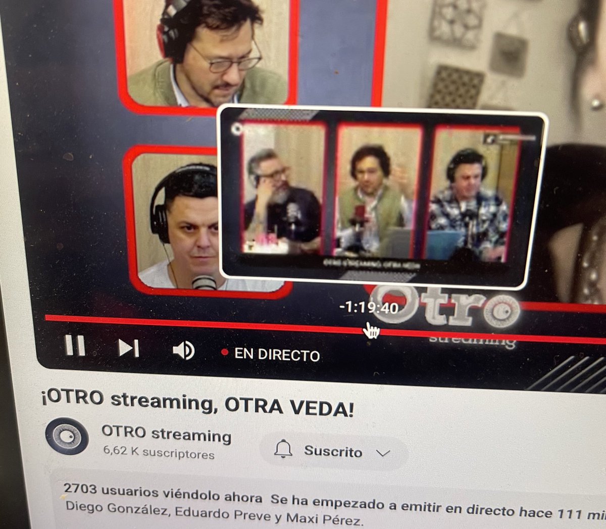 diegodelacurva's tweet image. 2700 espectadores en vivo, y un total de mas de 10000 durante las dos horas, y sin bots! 
@OTROstreaming
