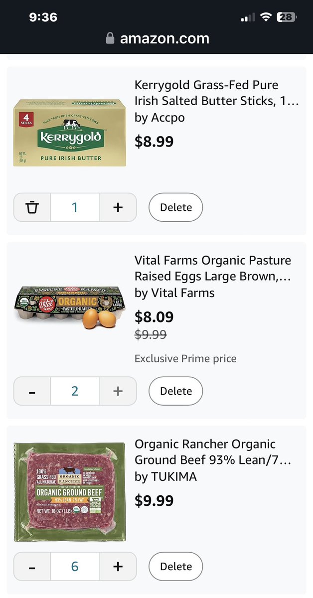 BarryAllyn1's tweet photo. @IsabellaMDeLuca Cap! You can get all that on Amazon DELIVERED for about $120
(Half of that cost is for the Six Pounds of Grass Fed Organic Ground Beef)
Go sell crazy somewhere else https://t.co/FIFg3vUjKC