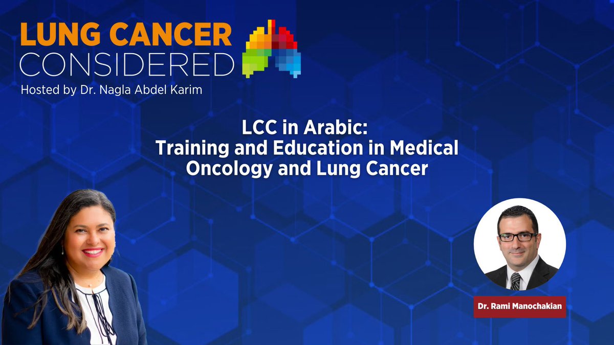 📣🚨أشارك مع زملائي #الأطباء و #المتدرّبين، أخصائيي #الأورام و #سرطان #الرئة في الوطن العربي #بودكاست ب اللغة #العربية من #الجمعية الدولية ل دراسة أورام الرئة <a href="/IASLC/">IASLC</a>، تشرّفت بالمشاركة فيه مع الزميلة الدكتورة <a href="/NaglaAKarimMD/">Dr. Nagla Abdel Karim</a> عن موضوع #التدريب و #التعليم.

👇🏼
bit.ly/ArabicMedOncTr…