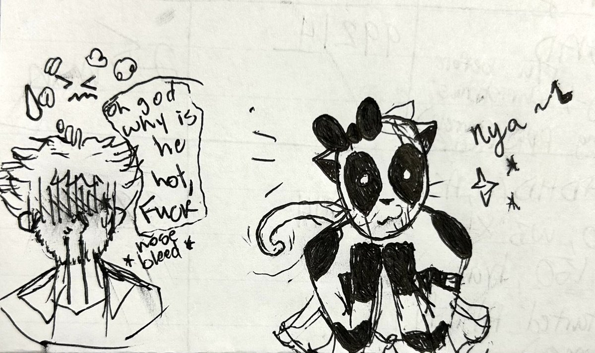 dietcokedisco's tweet photo. yk what idc if anyone sees this I just need to release them into the ether
(If you see this, enjoy (or hate?) these scribbly ass pen drawings of catgirl Wade Wilson)
#deadclaws #poolverine #icantdrawbuthereugo https://t.co/95jCnA4zmA