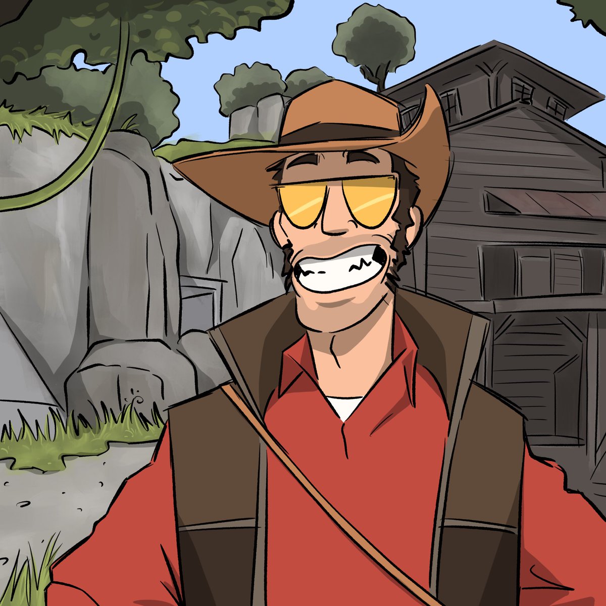 rubixRandomHero's tweet photo. #drawtober day 25: stone
(Sniper reference by the one and only @wachtelspinat )
#tf2 #TF2fanart https://t.co/OSNZPrg5Lz