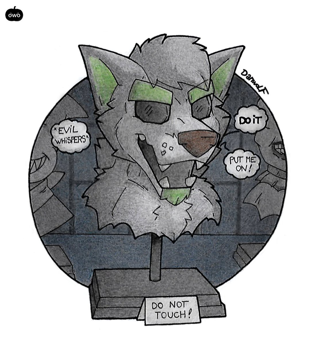 I will be in a Halloween party next week, soo I will post this one early :3 I'ts the last spooky drawing this year, soo HAPPY HALLOWEEN !!! <3

I'm sure I'ts completely safe to touch...It looks thrustworthy ! uwu