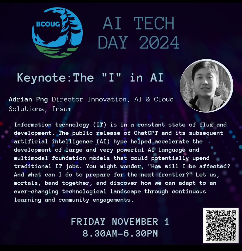 Our most exciting event of the year is kicking off in just over a week. Register using the QR code below.