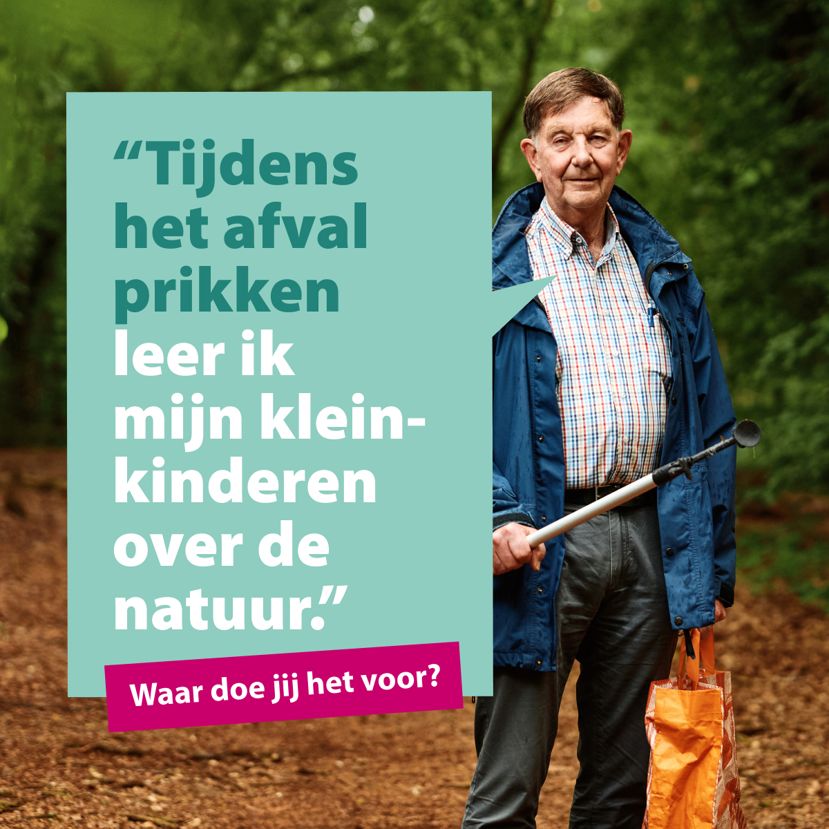 Dick raapt regelmatig zwerfafval voor een schone omgeving. En hij is een van de velen! Want Zeist is slim met afval. Samen zorgen we dat het hier schoon blijft. 

Help je mee? Ontdek hoe op schoonzeist.nl.

#ZeistIsSlimMetAfval #SchoonZeist #AfvalRapen #Zwerfafval
