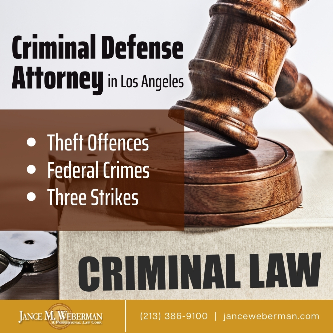 If you believe that criminal charges are about to be filed against you, call us before charges are filed.
📞(213) 386-9100
👉janceweberman.com/services/crimi… 

#lawyer #law #attorney #legal #lawfirm #justice #personalinjury #advocate #litigation #lawyering #abogados #police #LA