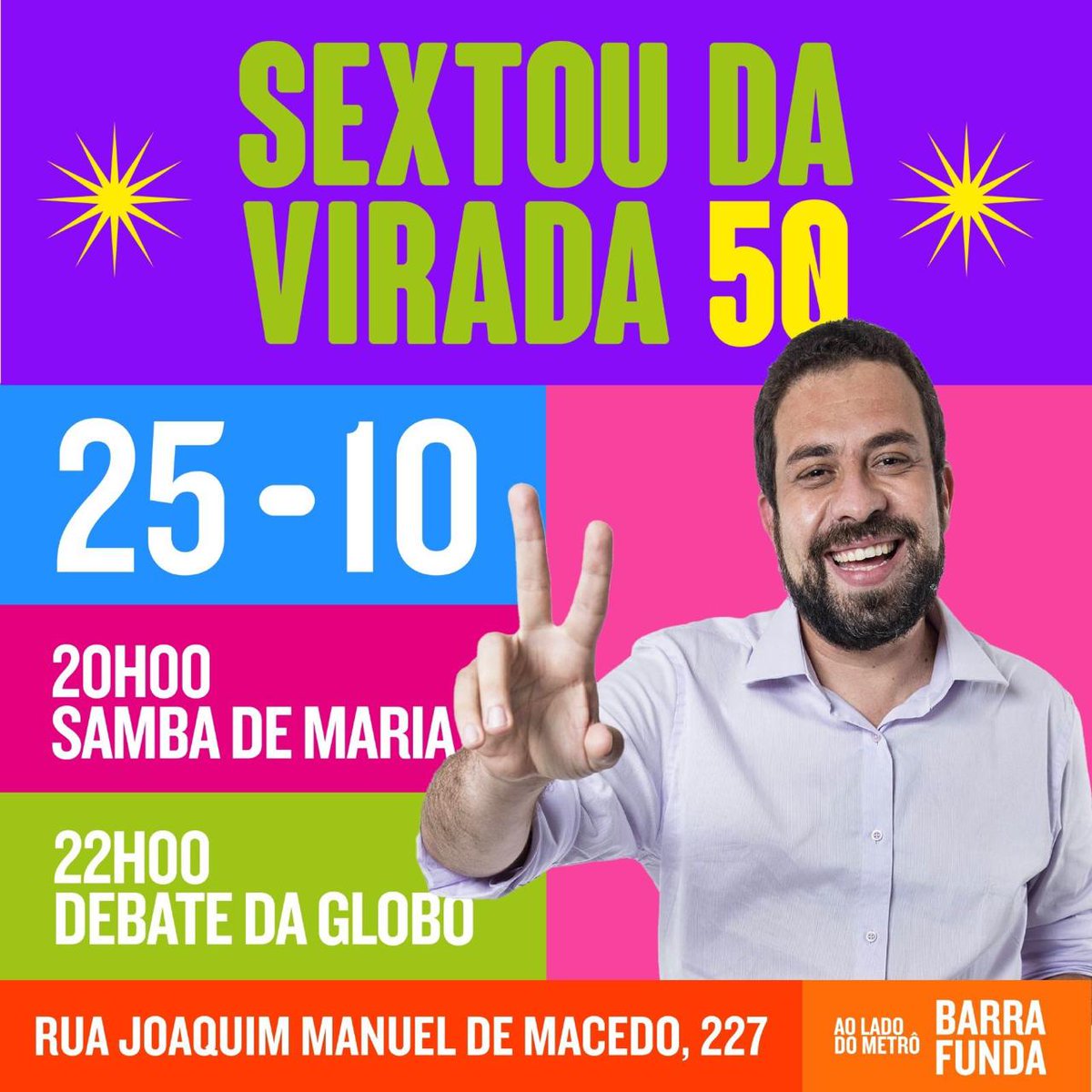 <a href="/MaluNogueiraPT/">Malu Nogueira PT🚩</a> <a href="/parasamuel/">Samuel Felix🚩</a> <a href="/InesNasciment12/">Ines Nascimento</a> <a href="/robeuman/">Roberto Suman ★彡 🇧🇷🚩</a> <a href="/WilmarPetista/">Wilmar</a> @borgescm <a href="/Cavalheira/">Cavalheira Esperanza 🇫🇴</a> <a href="/Dry_ie/">Drica 🚩🚩</a> <a href="/Mairaavelino64/">🚩🚩Maira 🚩🚩</a> <a href="/bethonira/">Beth Andrade🚩🇧🇷🚩</a> São Paulo precisa de políticas que garantam moradia acessível e educação de qualidade para todos os seus habitantes. <a href="/GuilhermeBoulos/">Guilherme Boulos</a>
<a href="/martasuplicy_/">Marta Suplicy</a>
Guilherme Boulos Prefeito  Marta Vice      Vote 50
#Boulos50           DOMINGO É BOULOS 50
#LulaEstamosComVocê