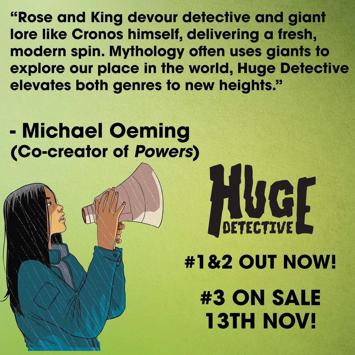 Adam Rose (@adamrose74) on Twitter photo <a href="/Oeming/">Oeming</a> thx so much for checking out Huge Detective! truly honored! <a href="/ComicsTitan/">Titan Comics</a> <a href="/magentaking/">Magenta | 👹👑</a> <a href="/dc_hopkins/">DC Hopkins, Letterer</a> <a href="/Oeming/">Oeming</a> thx so much for checking out Huge Detective! truly honored! <a href="/ComicsTitan/">Titan Comics</a> <a href="/magentaking/">Magenta | 👹👑</a> <a href="/dc_hopkins/">DC Hopkins, Letterer</a>
