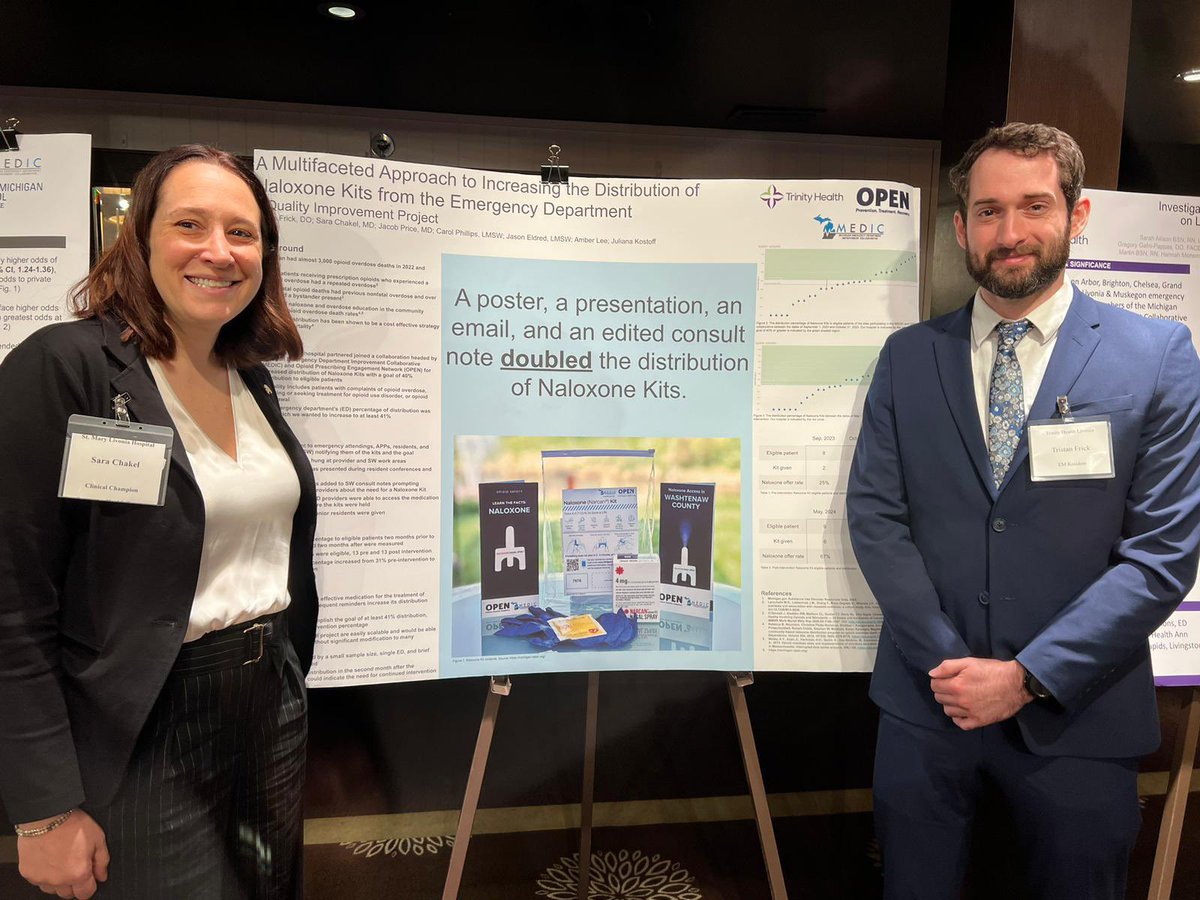 StMaryEM's tweet photo. Congrats to Drs. Frick and Chakel on their Excellence in Collaboration &amp; Teamwork award from MEDIC! https://t.co/jYcMfISxqU