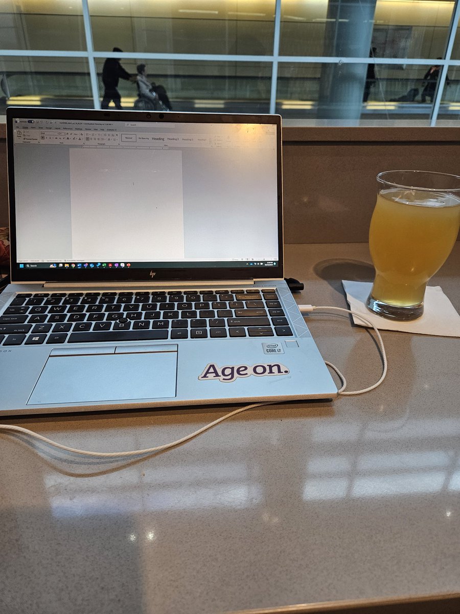 Mariana Wingood (@elevatingebp) on Twitter photo Might as well be productive when I am stuck at the airport on the way to teach the <a href="/APTA_Geriatrics/">APTA_Geriatrics</a> Balance and Falls Credentialing Course!
#delays #manuscript #revisions Might as well be productive when I am stuck at the airport on the way to teach the <a href="/APTA_Geriatrics/">APTA_Geriatrics</a> Balance and Falls Credentialing Course!
#delays #manuscript #revisions
