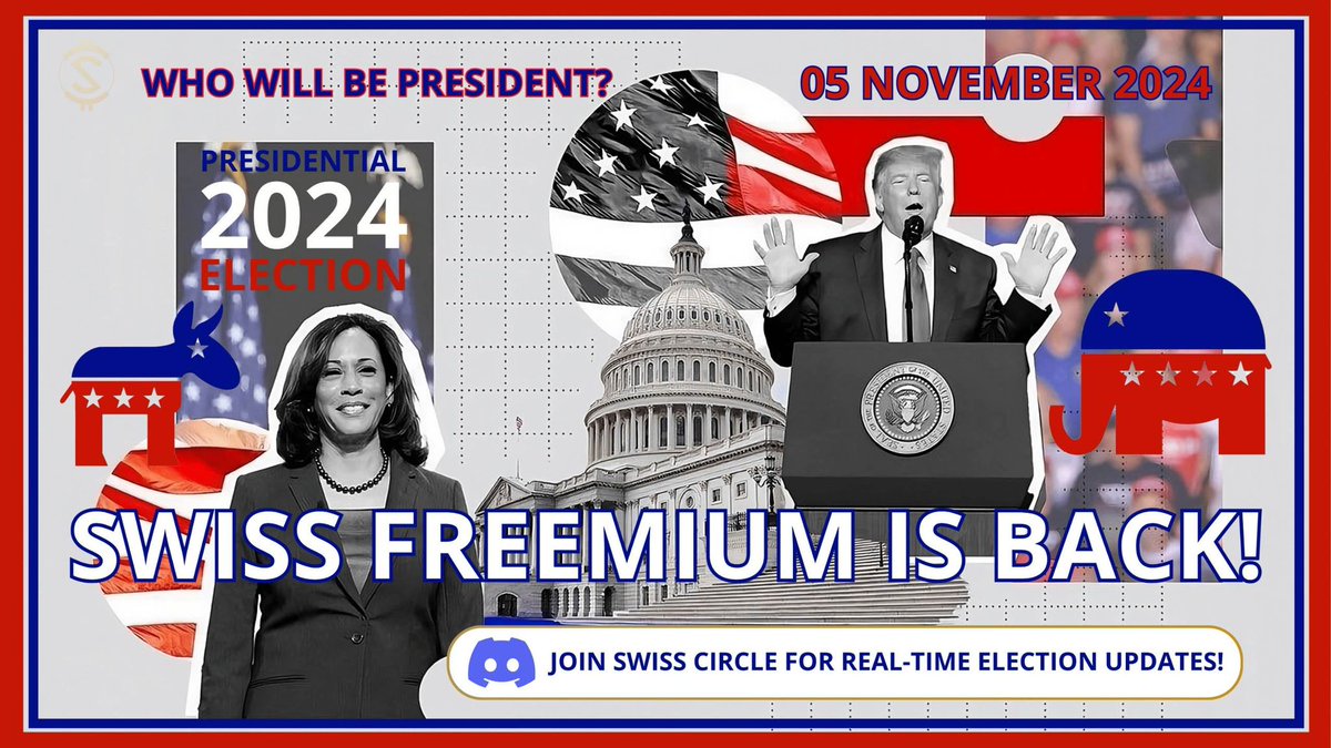 swisstrader09's tweet photo. The US-Election is around the corner ⌛️⌛️

Everyone is welcomed to join us on the 5th of November for real-time election updates and streams throughout the election process

Swiss Freemium (free SC version) is opened up and will be available to particiapte for free !  ⬇️⬇️

https://t.co/QGjKlqJXDg