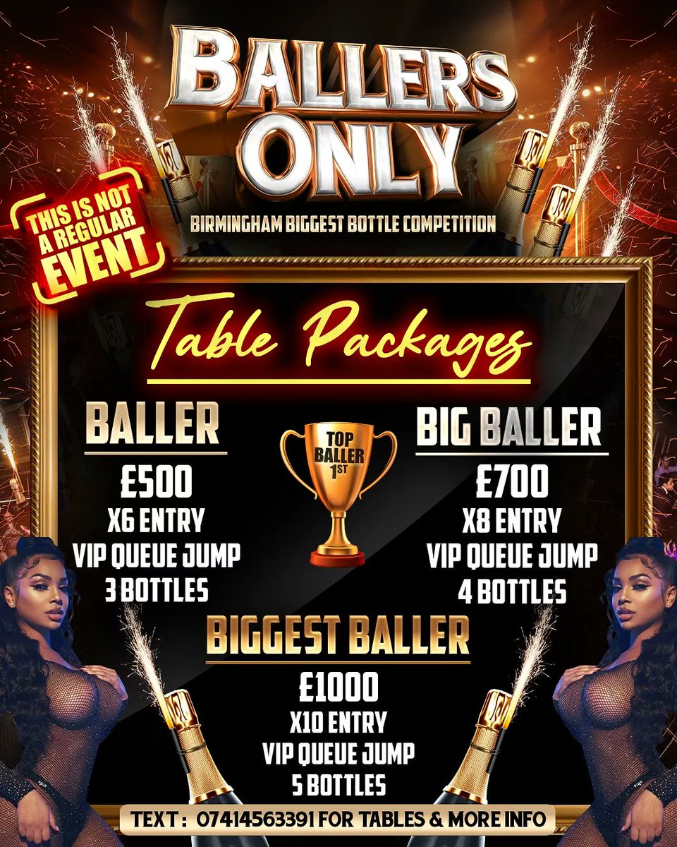 BALLER ONLY ● Need A Flyer?
Order Now ● DM NOW!

#grafix #grafix247 #eventflyers <a href="/clubflyers/">ClubFlyers.com</a> #flyerdesign #instaflyer #eflyer #creativity #promoflyer #summer #2024 #jams #sun #dayparty