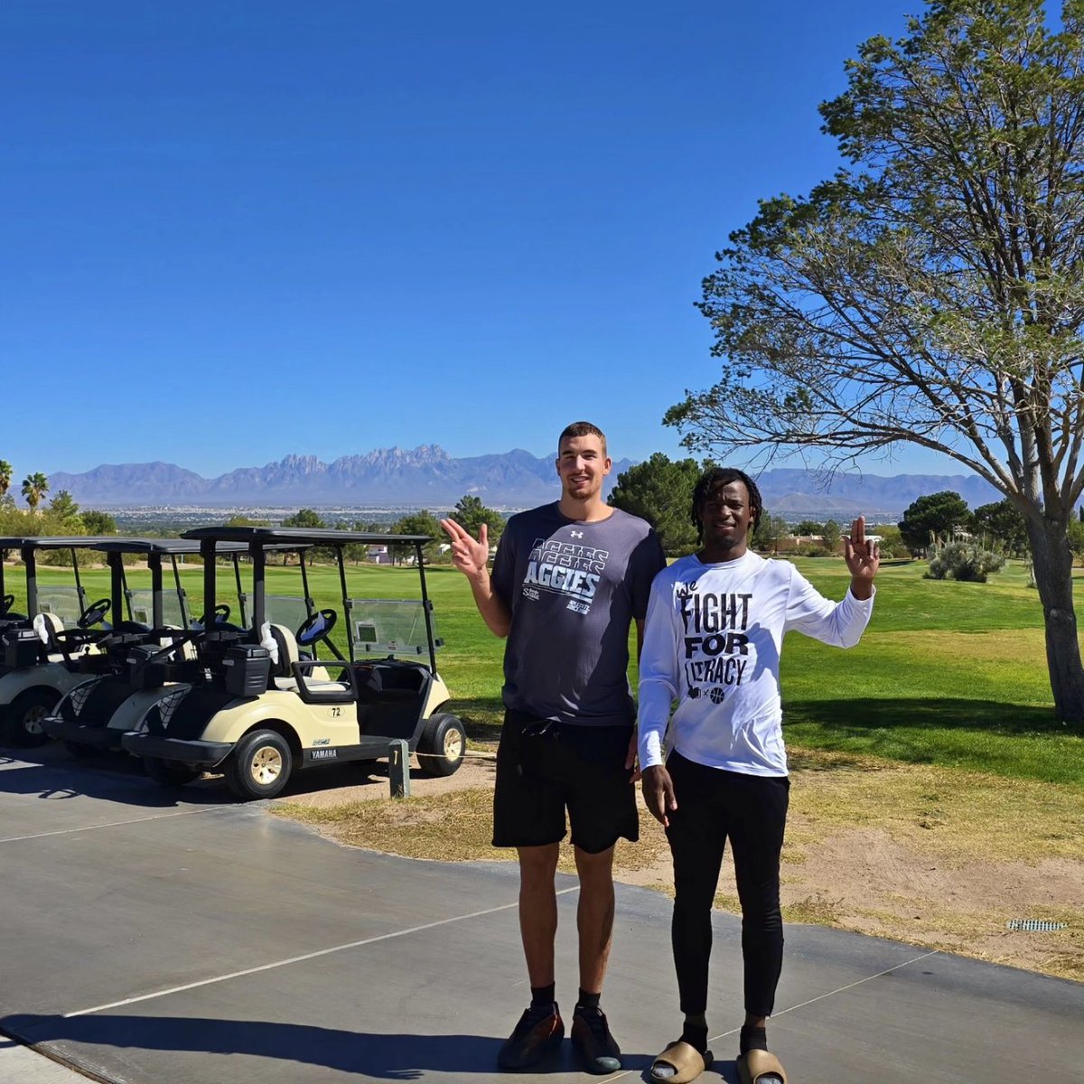 AMTNSPORTS's tweet photo. Thank you to everyone who came out and supported #AggieNIL at Picacho Hills Country Club ⛳️ as well as our sponsors. Your participation made the day a huge success.  #Aggieopen https://t.co/hxW9qOgf87