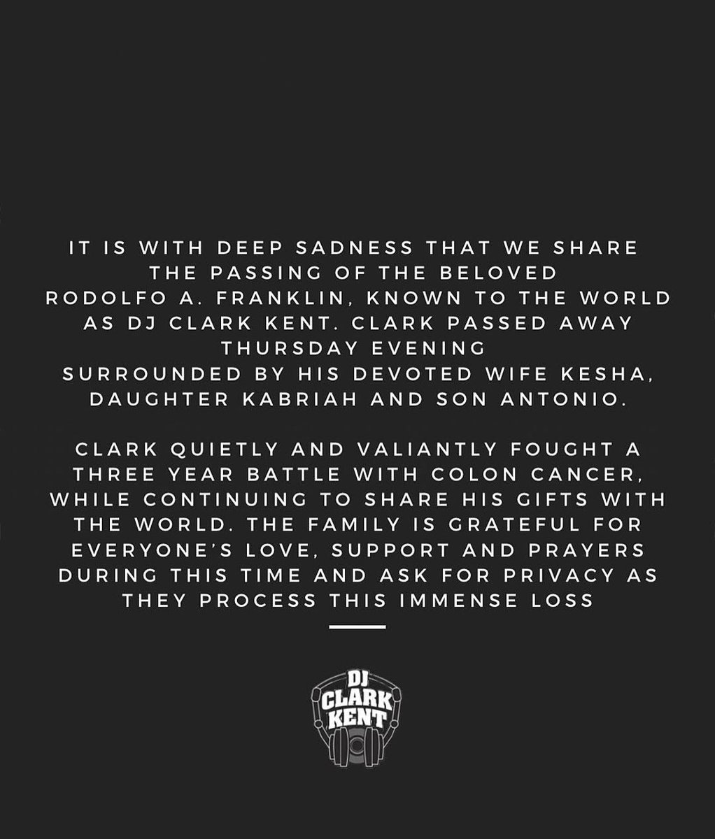 JSweetzNJPA's tweet photo. #ripdjclarkkent #ripclarkkent https://t.co/ACTSL4nSkN