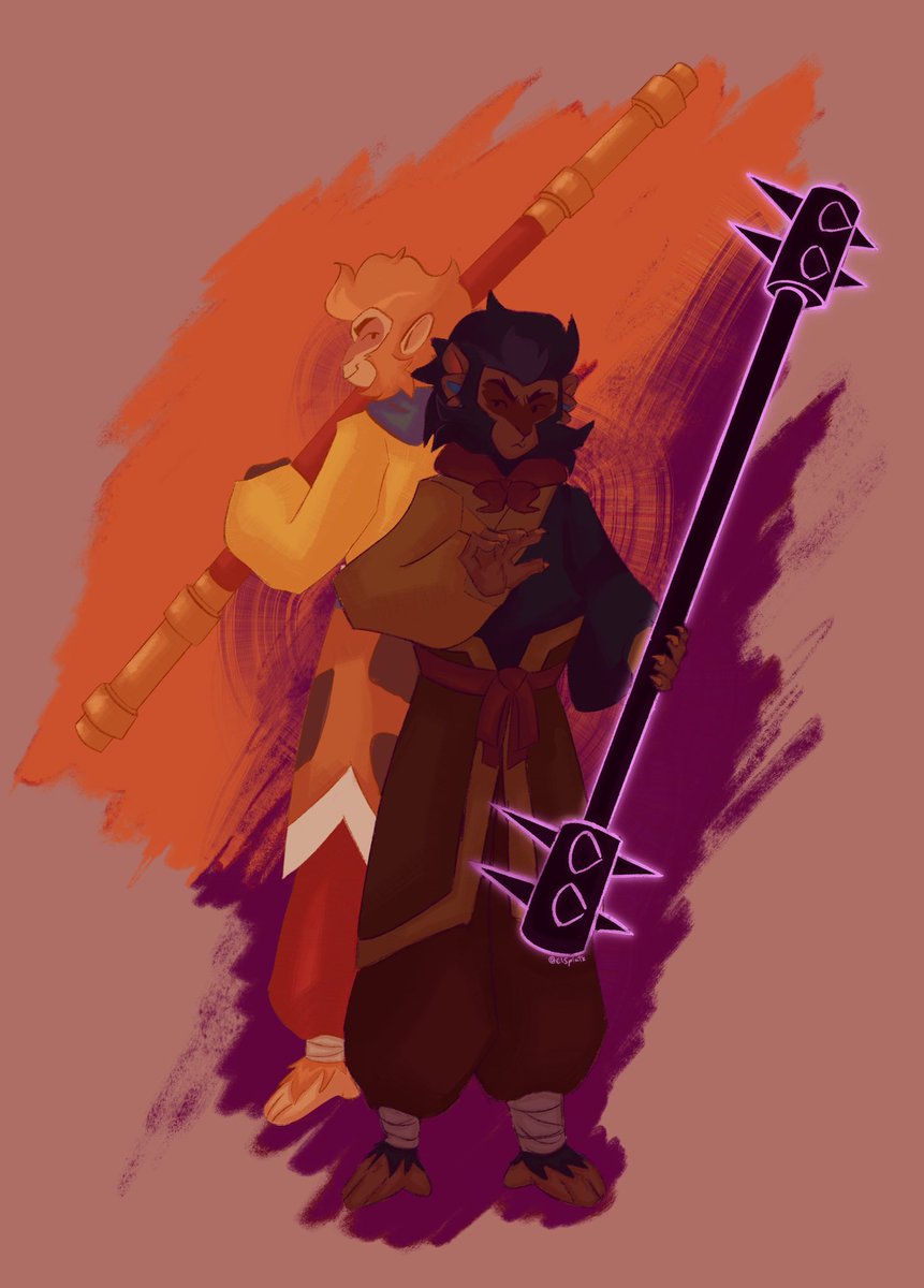 ElSplatz's tweet image. The Hero and the Warrior

#LEGOMonkieKid #shadowpeach