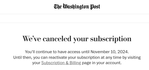 CWolberger's tweet image. The Washington Post died in darkness.