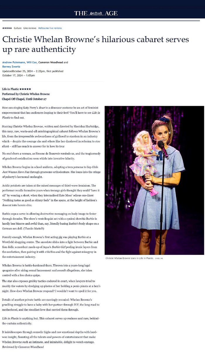 Christie_Whelan's tweet image. ⭐️ ⭐️ ⭐️ ⭐️ ⭐️