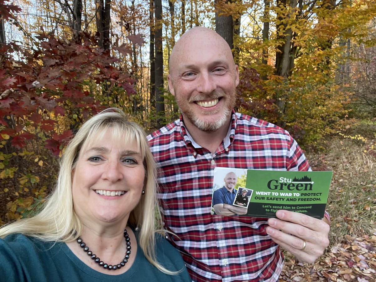 I had a wonderful afternoon knocking on doors in Franklin with <a href="/StuGreenForNH/">Stu Green</a> The conversations were great with Republicans, Democrats and Independents!  Franklin is really feeling the Stu-mentum!!!  <a href="/NHSenateDems/">NH Senate Democrats</a> <a href="/NHDems/">NH Democratic Party</a> #NHPolitics