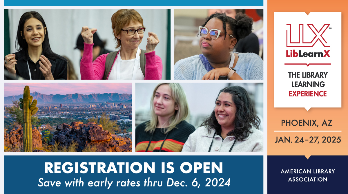 Discover the ultimate learning experience for library professionals at #LibLearnX25! With 80 education programs, inspiring featured speakers, chances to network and celebrate ... AND a knockout location, it's an experience you can't miss! Register Today! bit.ly/4ffeypx