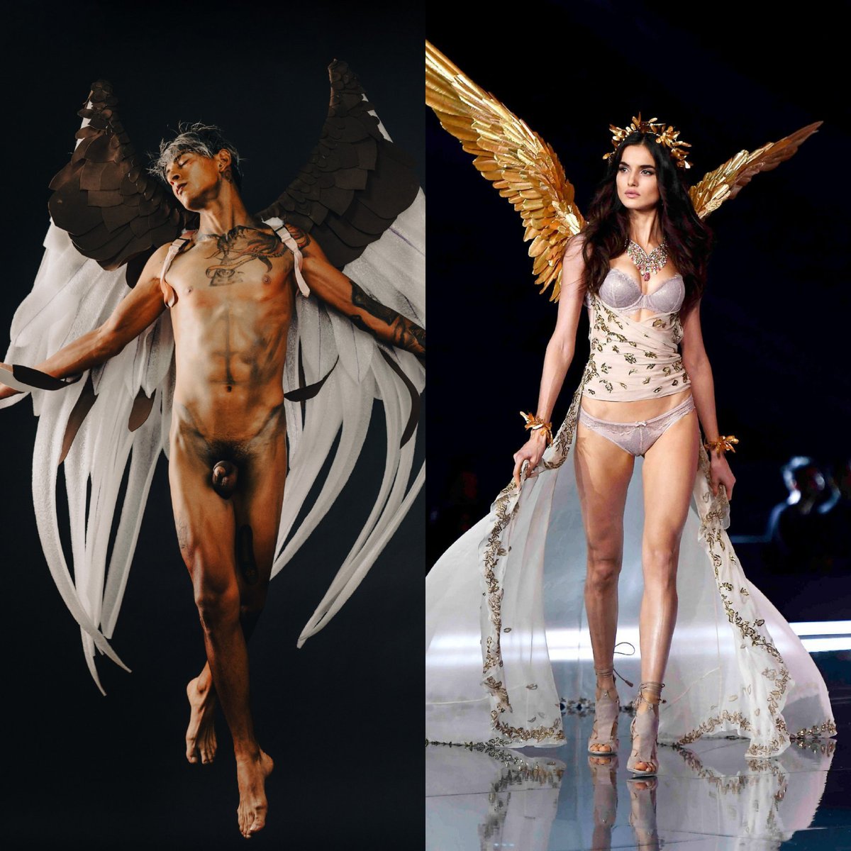 ¿Que angeles te gustan más? Los de Victoria's o los de Tony. Gracias a <a href="/lotbrynte/">Lot Bryant</a> y Carlos por ser modelos y al talento fotográfico de <a href="/saro_foto/">SARO</a> 😎