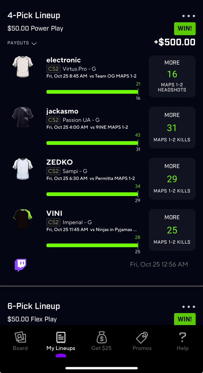 Somebody call the cops because this is actually criminal…
Thinking of starting a discord for anybody who would like to start tailing
#Prizepicks