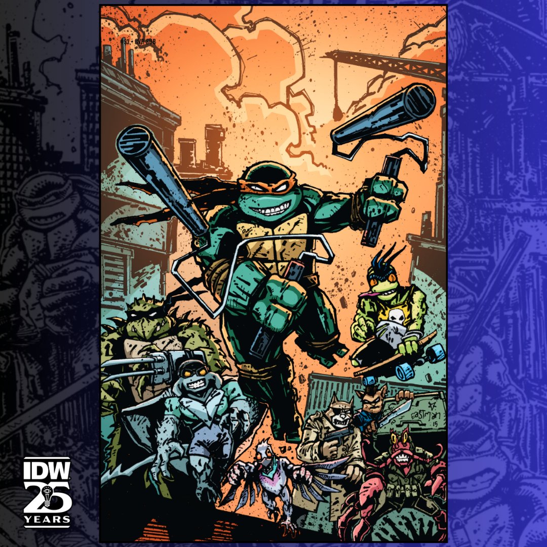IDWPublishing's tweet image. This #deluxeedition #hardcover collects #TMNT @kevineastman86’s comic book cover art for IDW #Turtles series from 2015 to 2019!

Also inked pages, blueline pencil layouts, &amp;amp; alternate versions.

#TeenageMutantNinjaTurtles: The #KevinEastman Covers (2015–2019) is at LCS!