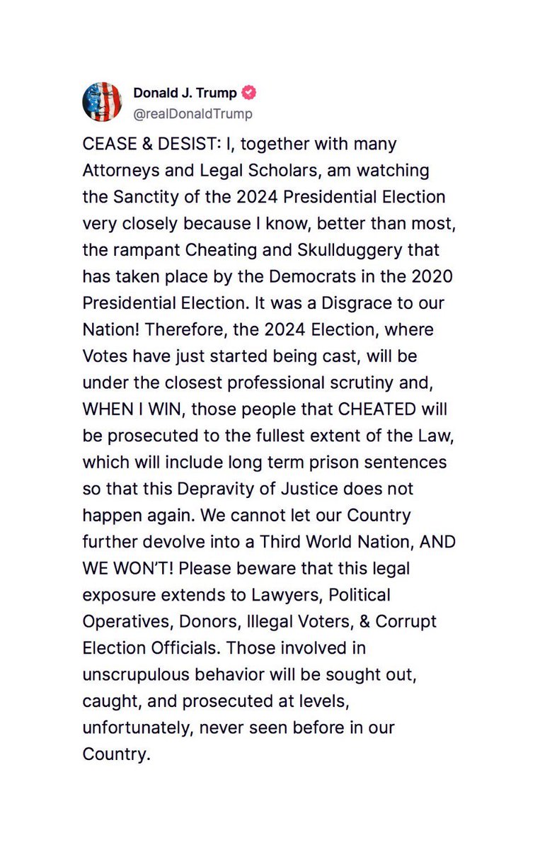 RachelBitecofer's tweet photo. This is what happens when we let an entire party conspire to steal an election without consequences. https://t.co/VQ8Fzs2UGH