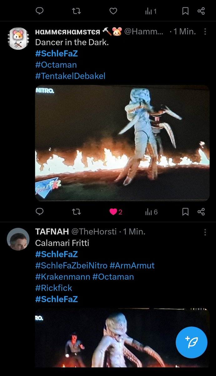 TheHorsti's tweet photo. #Twittertreff mit @Hammerhamster1
#SchleFaZ
#SchleFaZ
#SchleFaZbeiNitro #ArmArmut #Krakenmann #Octaman
#Rickfick https://t.co/utU4xloSWf