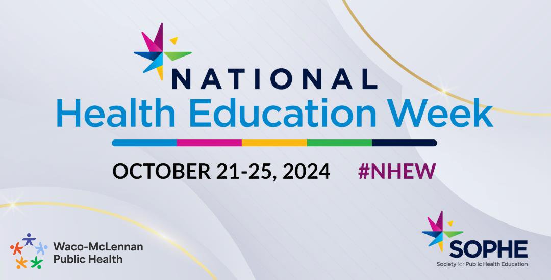 wacohealthdept's tweet photo. A big shoutout to our Health Educators at Waco-McLennan Public Health as they work: 
✔️ Improving the health status of individuals and communities
✔️ Enhancing the quality of life for all people
✔️ Reducing costly premature deaths and disability
We see you! #PublicHealth #NHEW https://t.co/ZMkYXINp53