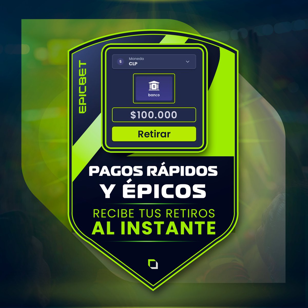 EpicbetChile's tweet photo. Nos encanta esto y a ti también debería 😍 

En https://t.co/pnD5W6ZdH8 encuentras pagos rápidos y al instante. ⌛ 

No mas esperas! Ven a subir de nivel junto a nosotros ⬆️ https://t.co/6oj3xDvj0h