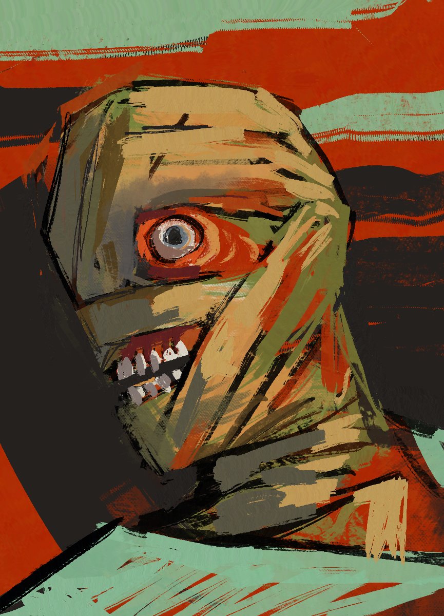 Kretesen's tweet photo. #Mouthwashing but i tried to recreate Disco Elysium's style wee woo (1/2) https://t.co/r1CRkLv3qf