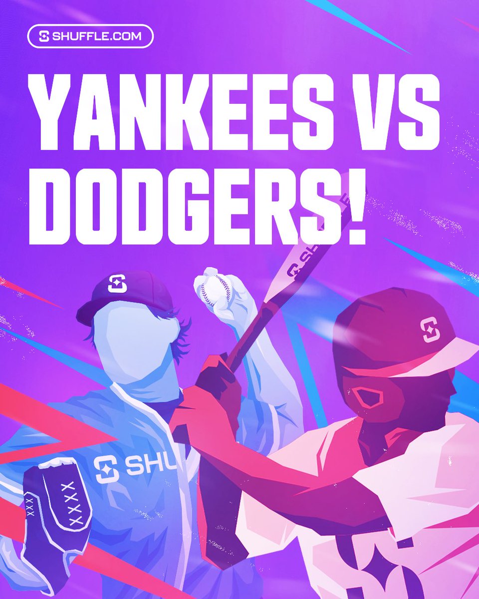 shufflecom's tweet photo. The World Series is here! ⚾️ 

Dodgers vs. Yankees. Ohtani vs. Judge. 

So… we have a promotion for you. If your team is leading after the 7th inning and loses the game, you’ll get your money back—up to $150! 

Who do you think will take home the gold? Comment below, and we’ll credit $25 to 3 of you who pick right. 

ℹ️ 👇