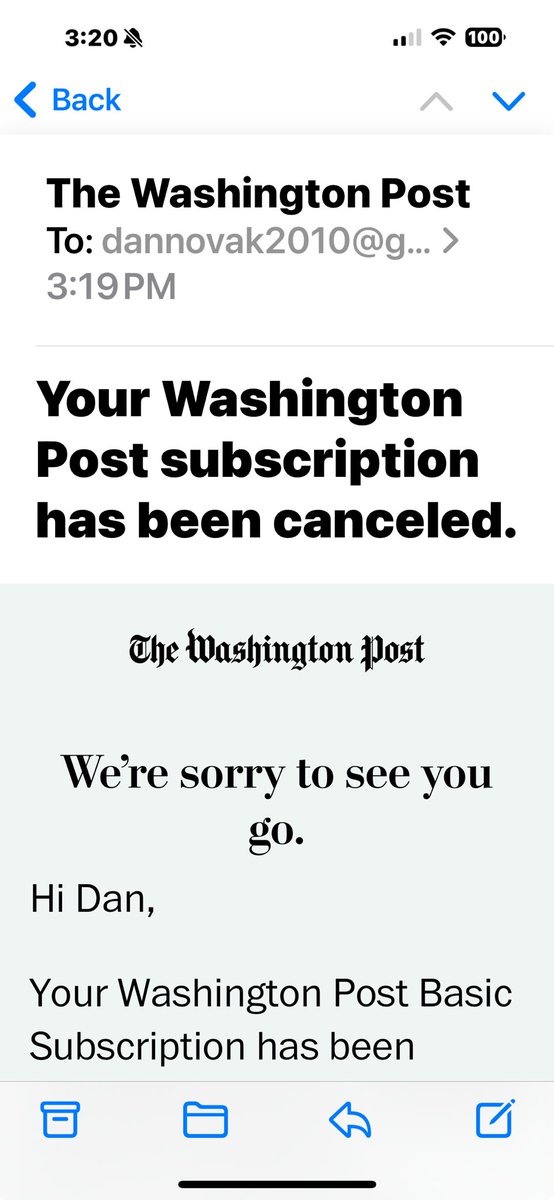 Hugely disappointing day ⁦<a href="/washingtonpost/">The Washington Post</a>⁩