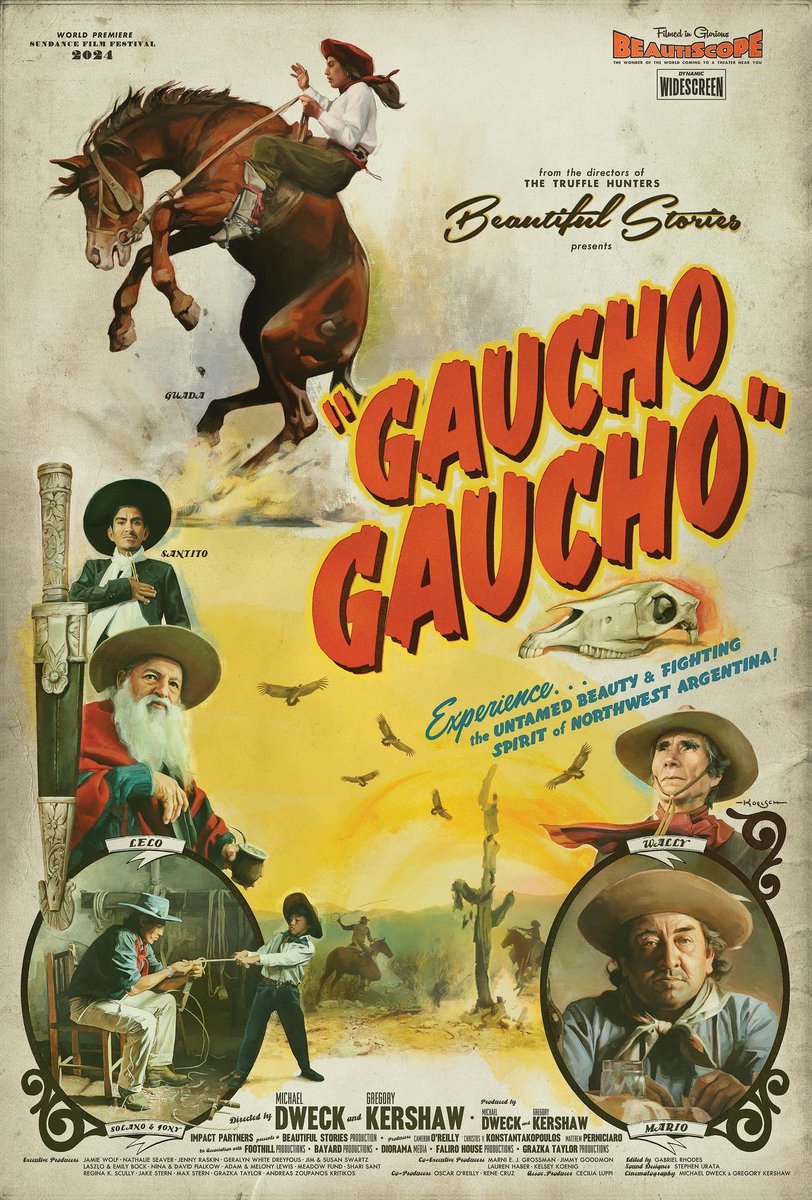 luppic's tweet image. At #AFIFest watched gorgeous documentary GAUCHO GAUCHO. BRAVO @michaeldweck and @gregoryakershaw for this masterpiece!