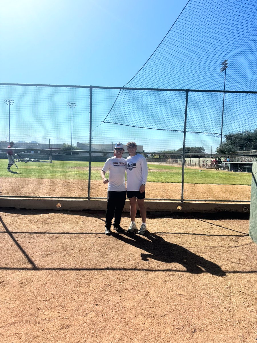 #AGTG Thank you coach @rugerbeck and the entire Sul Ross coaching staff for the amazing visit and tour. I am beyond blessed to receive my first NCAA D2 offer to pursue my academic and athletic baseball career. Thank you @SulrossStateUniversity.