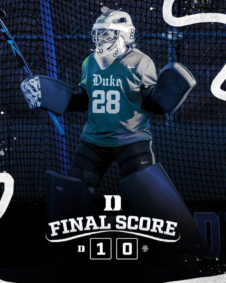 DukeFH's tweet image. DUKE DUB! 

Our seventh straight shutout and 11th on the season ties a new program record!