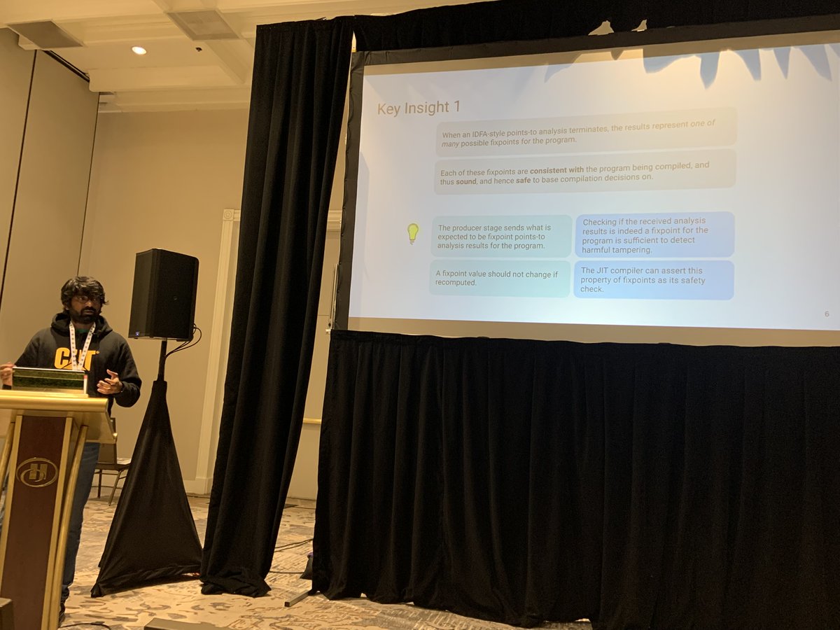 Krishna Nandivada (@nvkrishna77) on Twitter photo Shashin Halalingiah gave a cool talk at OOPSLA 2024 on "The ART of sharing points-to Analysis". Read the full paper here: cse.iitm.ac.in/~krishna/prepr…
Had a great time with the current and ex members of <a href="/pace_iit/">PACE Lab, IIT Madras</a> , <a href="/iitmadras/">IIT Madras</a> at SPLASH 2024.
#SPLASH2024. Shashin Halalingiah gave a cool talk at OOPSLA 2024 on "The ART of sharing points-to Analysis". Read the full paper here: cse.iitm.ac.in/~krishna/prepr…
Had a great time with the current and ex members of <a href="/pace_iit/">PACE Lab, IIT Madras</a> , <a href="/iitmadras/">IIT Madras</a> at SPLASH 2024.
#SPLASH2024.