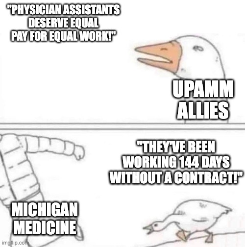 Meme dump to support <a href="/UPAMMunion/">UPAMM</a> ✊ #faircontractnow #equalpayforequalwork #1u