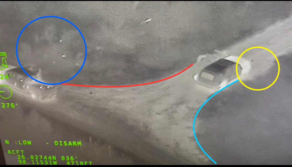 natsecboogie's tweet image. @GeoConfirmed

Geolocation of likely Los Metros &amp;amp; Grupo Escorpión involved in clashes caught on FLIR sensor from an alleged TX DPS aircraft in Tamaulipas state.

Work w/ @VaqueroJoe, @Alpha_q_OSINT y @el6rin6o6aucho

(26.0449569, -98.1356700)

Source Post: x.com/ltchrisolivare…