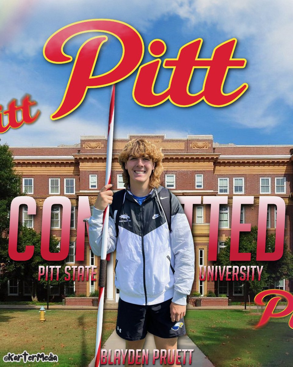 Blayden Pruett (@blaydenpruett35) on Twitter photo Blessed to announce my commitment to Pittsburg state university! Wouldn’t be able to do this with out God guiding me! Thank you <a href="/BrianMantooth/">Gorilla Throws</a> for the opportunity and <a href="/FlipCourter/">Flip Courter</a> for the incredible coaching! Blessed to announce my commitment to Pittsburg state university! Wouldn’t be able to do this with out God guiding me! Thank you <a href="/BrianMantooth/">Gorilla Throws</a> for the opportunity and <a href="/FlipCourter/">Flip Courter</a> for the incredible coaching!