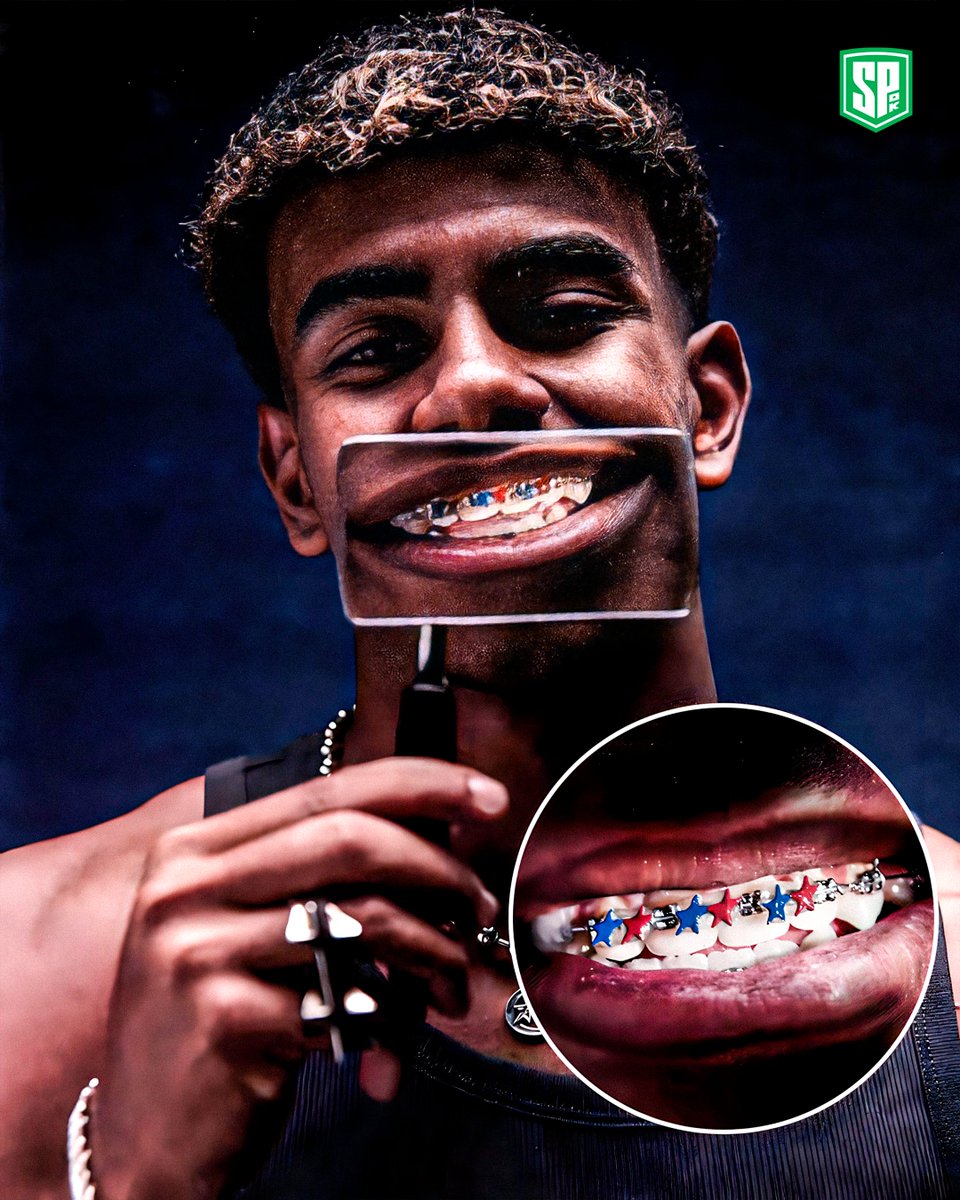 sepegook's tweet image. Los brackets personalizados que usará Lamine Yamal en el clásico español ante Real Madrid.

PASIÓN POR EL BARCELONA. 🔵🔴

#football #soccer #Spain #Espana #viral2024 #TikTokLIVE  #instagram #lamineyamal #yamal #europe #Europa  #barcelona #FCBarcelona  #RealMadrid  #Madrid
