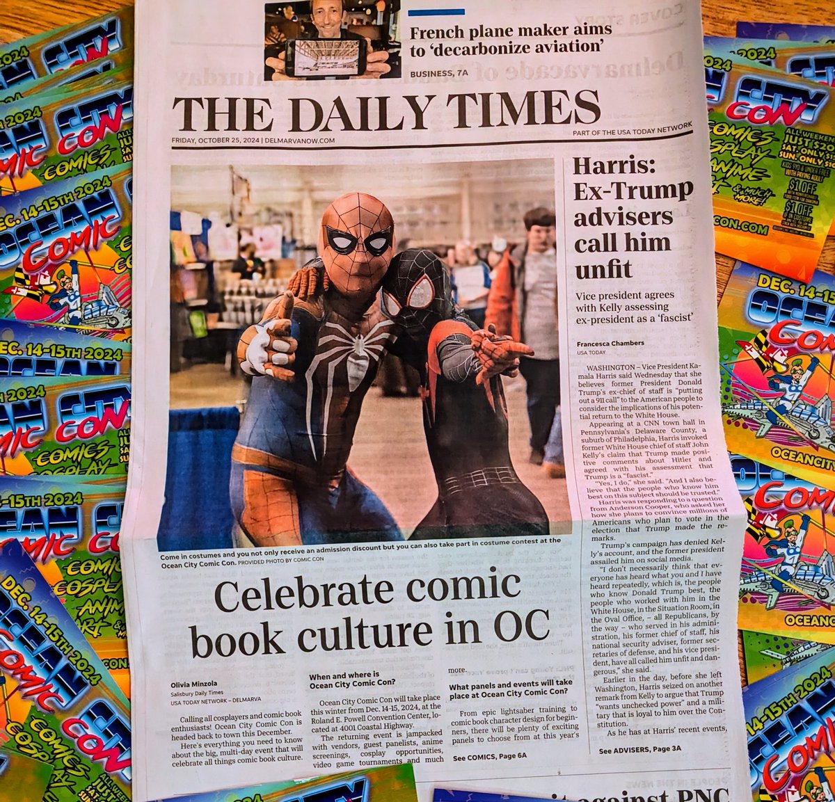 Did you get your print copy of <a href="/MyDelmarvaNow/">Delmarva Now</a> Daily Times today? We're on the front page! Thanks so much to them for the coverage and support! 🗞️📰

#newspaper #frontpage #localnews #delmarva