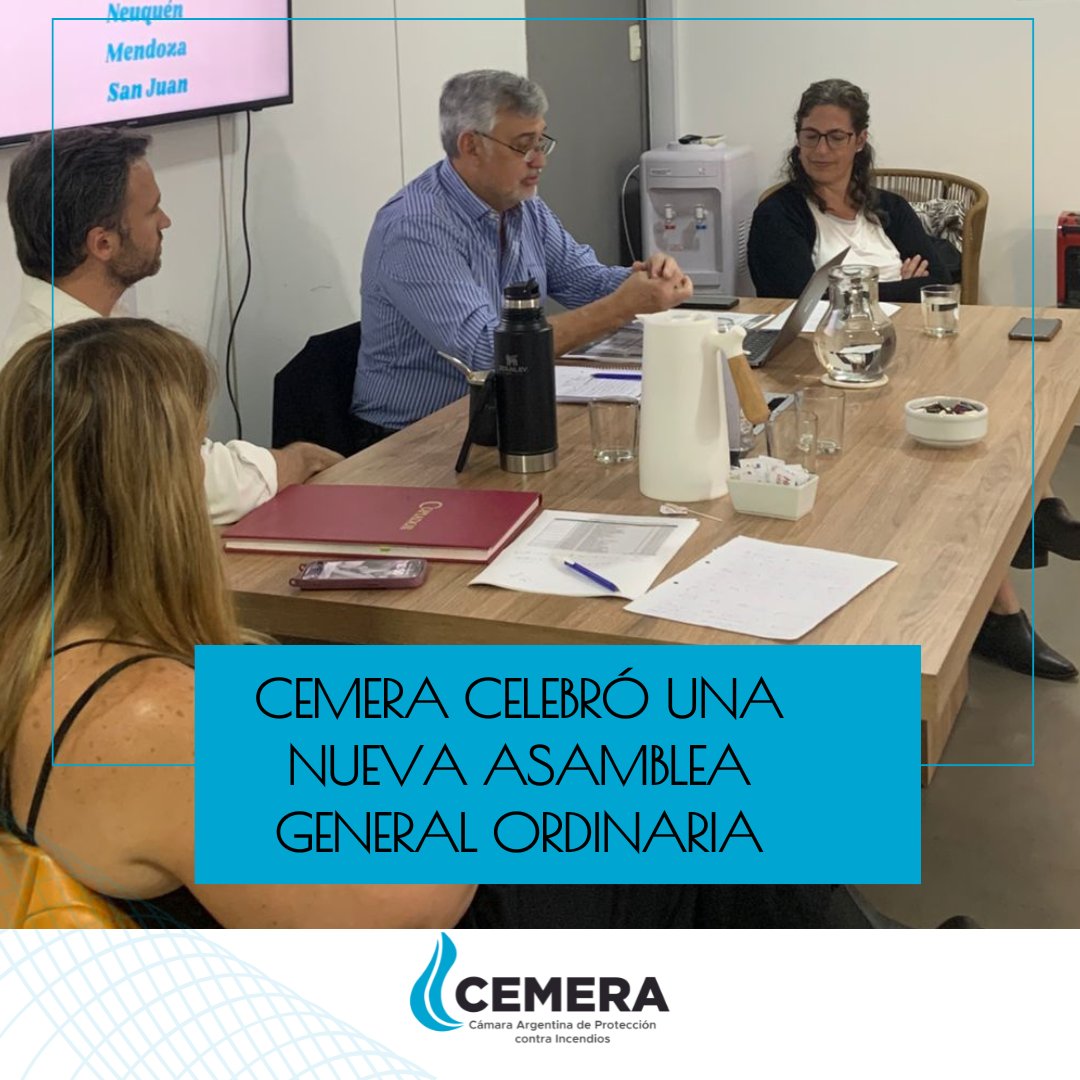 CEMERA celebró una nueva Asamblea General Ordinaria.
Gracias a todos los socios que participaron.
Continuamos trabajando para representar y fortalecer el sector.

<a href="/redcame/">CAME</a>  <a href="/FECOBAORG/">FECOBA</a>