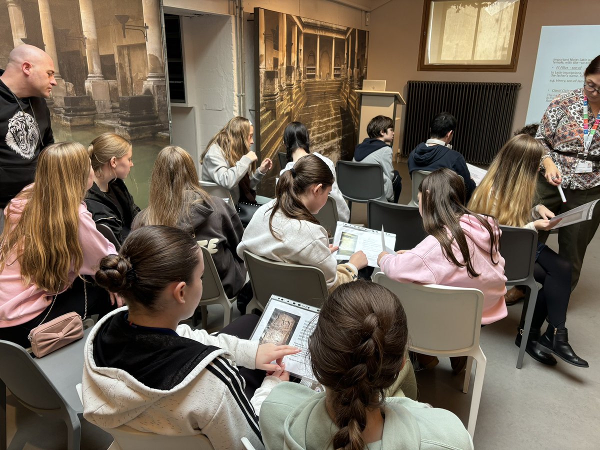 LEPMHS's tweet image. Our Latinists loved their residential trip to the Roman Baths! “Miss, we don’t want to go to Rome next year. We should just come back to Bath!” @centreforlatin @educationgovuk @futureacademies @MaghullHighsch #LatinExcellenceProgramme