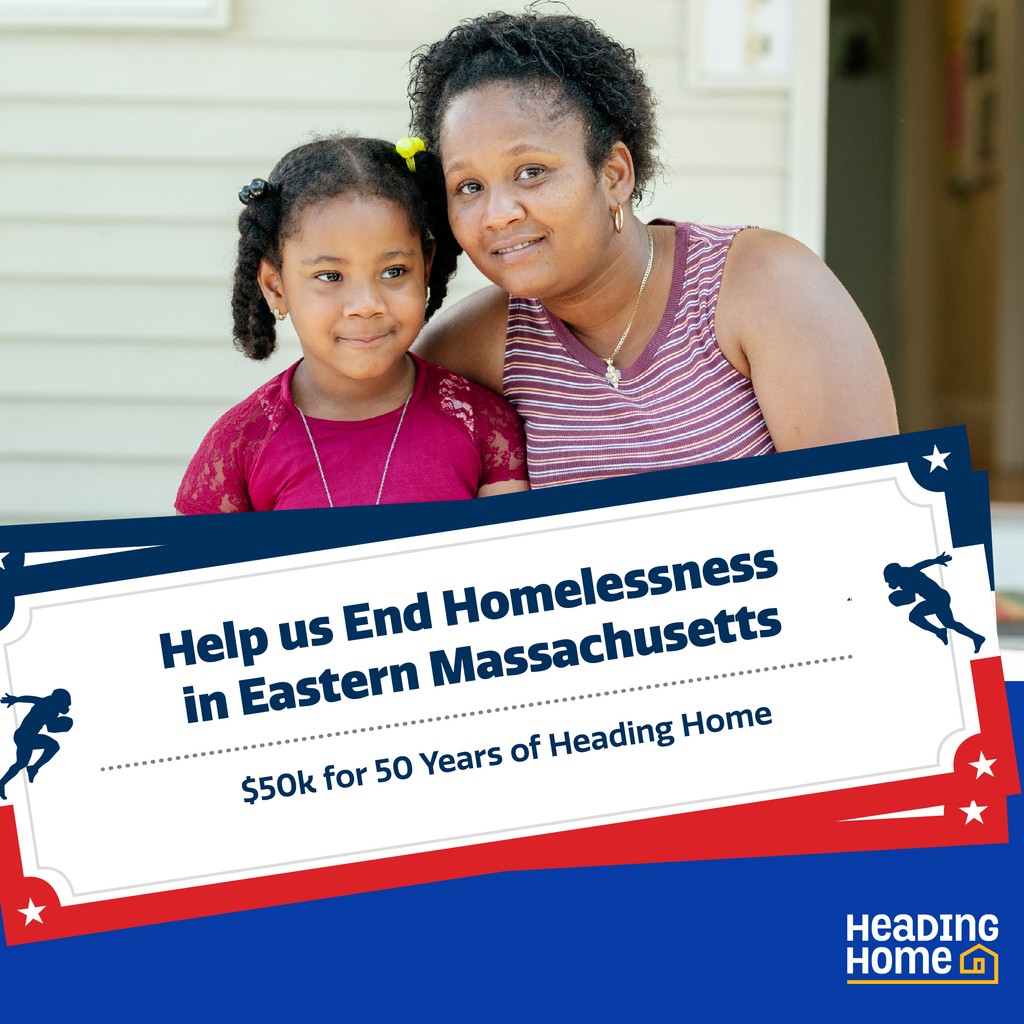 Support our goal to raise $50,000 for our 50th anniversary! We’ve partnered with New England Captain Ja’Whaun Bentley to celebrate 50 years of Heading Home. Make a donation and enter for a chance to win football tickets: l8r.it/XZs4