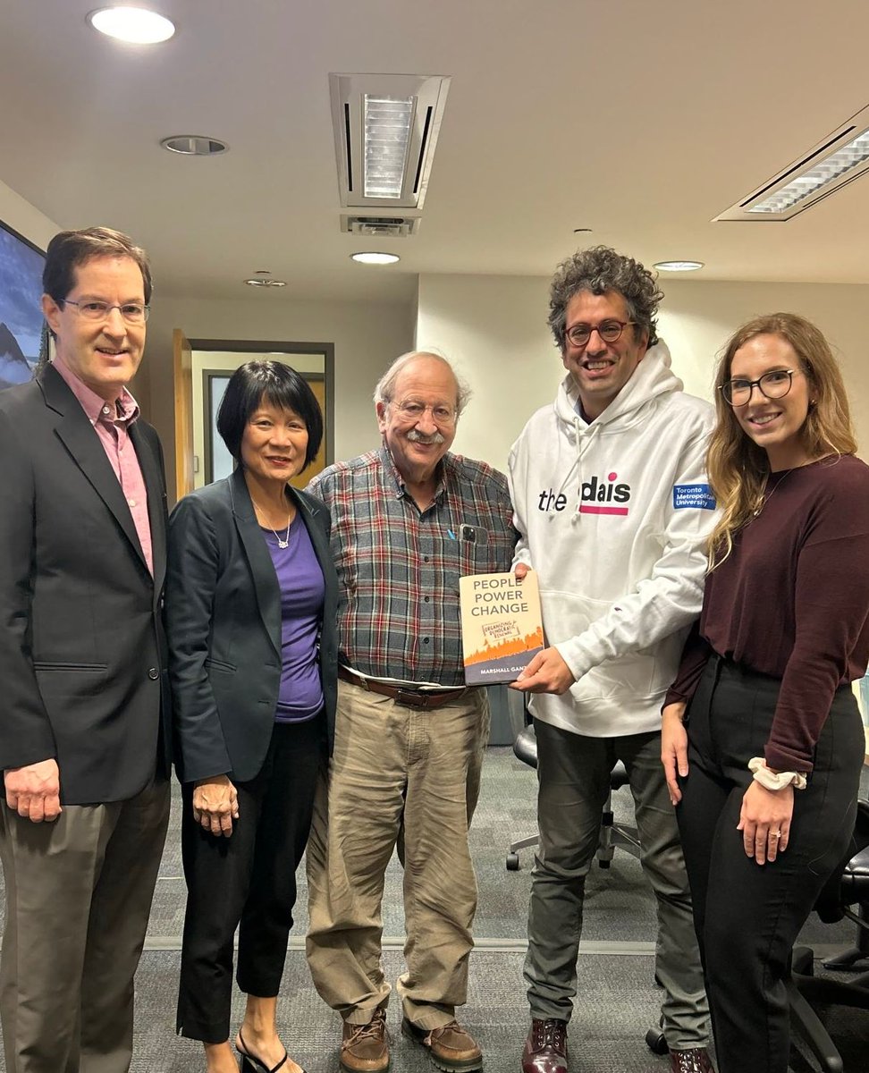 Marshall Ganz has been a leader in community and political organizing for years. So, I was honoured when <a href="/daisTMU/">the Dais</a> and @iChangeLeaders suggested I join him to discuss our work together.

Thank you to <a href="/reggcohn/">Martin Regg Cohn</a> for hosting this afternoon's great conversation.