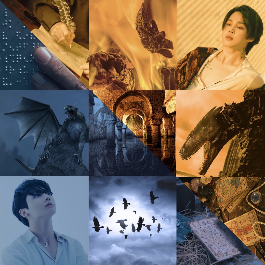 annie_vi3's tweet photo. 🔥A SHADOW TILTS ITS HEAD 🐉

PROLOGUE + CHAPTER 1 :: EMBER

https://t.co/EH68snVSre

•jikook fic 
•low fantasy, dragons
•blind dragon rider!JK, dragon shifter!JM
•curses, bonds, dark magic, necromancy
•darker themes, violence
•strangers to lovers, happy ending https://t.co/nZ9dXF6rgX
