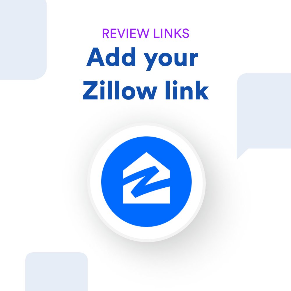 📣 Review Links reminder: Add your Zillow link to get your reviews seen where your new clients are searching. Amplify your reach &amp; boost your reputation! 🚀

👉 Step-by-step guide: bit.ly/40lgQzk

#RateMyAgent #Zillow #ReviewLinks #RealEstate #CrossPost #Boost #Exposure